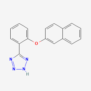 molecular formula C17H12N4O B595820 5-[2-(2-萘氧基)苯基]-2H-四唑 CAS No. 1305320-61-9