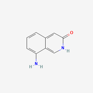 molecular formula C9H8N2O B595822 8-Aminoisoquinolin-3-ol CAS No. 1374652-00-2