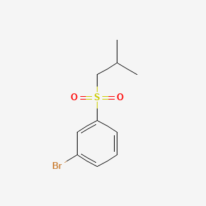 molecular formula C10H13BrO2S B595826 1-Bromo-3-(isobutanesulfonyl)benzene CAS No. 1355247-79-8