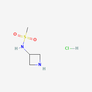B595831 N-(Azetidin-3-YL)methanesulfonamide hydrochloride CAS No. 1239205-33-4