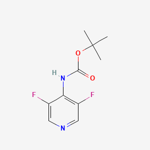 molecular formula C10H12F2N2O2 B595833 tert-Butyl (3,5-difluoropyridin-4-yl)carbamate CAS No. 1364663-23-9