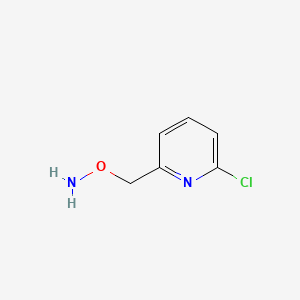 molecular formula C6H7ClN2O B595835 O-[(6-chloropyridin-2-yl)methyl]hydroxylamine CAS No. 184870-71-1
