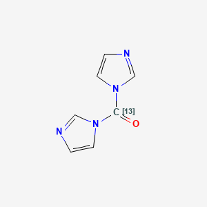 B595836 Di(imidazol-1-yl)(113C)methanone CAS No. 181517-09-9
