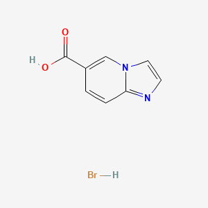 Imidazo[1,2-a]pyridine-6-carboxylic acid hydrobromide