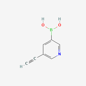 (5-Ethynylpyridin-3-yl)boronic acid