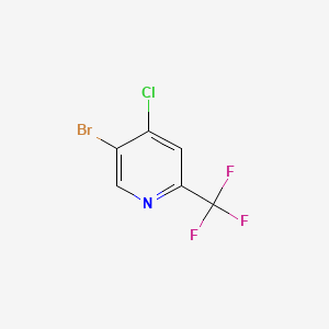 5-Bromo-4-chloro-2-(trifluoromethyl)pyridine