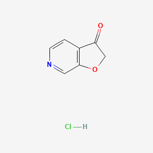 molecular formula C7H6ClNO2 B595849 Furo[2,3-c]pyridin-3(2H)-one hydrochloride CAS No. 106531-51-5