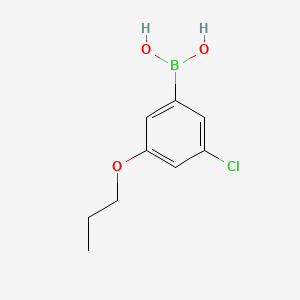 B595853 (3-Chloro-5-propoxyphenyl)boronic acid CAS No. 1256345-74-0