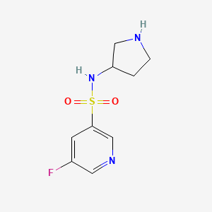 5-Fluoro-n-(pyrrolidin-3-yl)pyridine-3-sulfonamide