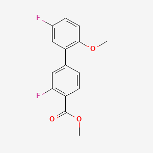 Methyl 2-fluoro-4-(5-fluoro-2-methoxyphenyl)benzoate