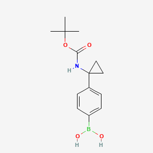 4-(1-(Tert-butoxycarbonylamino)cyclopropyl)phenylboronic acid
