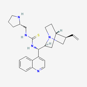 Thiourea, N-(8alpha,9S)-cinchonan-9-yl-N'-[(2S)-2-pyrrolidinylmethyl]-