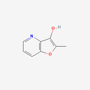 molecular formula C8H7NO2 B595930 2-Methylfuro[3,2-b]pyridin-3-ol CAS No. 1258401-45-4