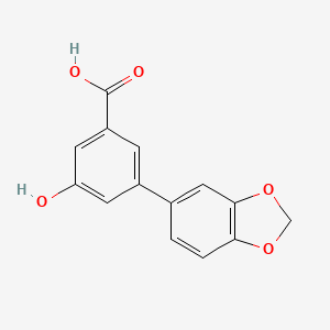 3-(Benzo[d][1,3]dioxol-5-yl)-5-hydroxybenzoic acid