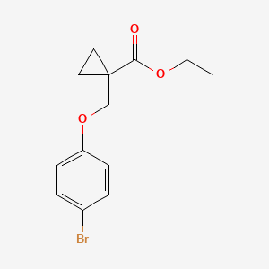 1-(4-Bromo-phenoxymethyl)-cyclopropanecarboxylic acid ethyl ester