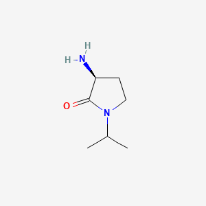 (3S)-3-Amino-1-(propan-2-yl)pyrrolidin-2-one