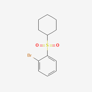 1-Bromo-2-(cyclohexanesulfonyl)benzene