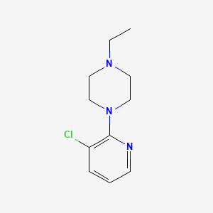 molecular formula C11H16ClN3 B596010 1-(3-氯吡啶-2-基)-4-乙基哌嗪 CAS No. 1280786-84-6