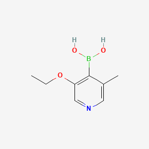 molecular formula C8H12BNO3 B596035 (3-Ethoxy-5-methylpyridin-4-yl)boronic acid CAS No. 1315353-36-6