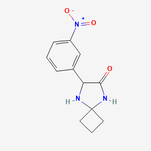 7-(3-Nitrophenyl)-5,8-diazaspiro[3.4]octan-6-one