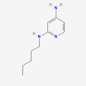 molecular formula C10H17N3 B596066 N2-pentylpyridine-2,4-diamine CAS No. 1251093-86-3
