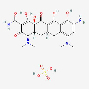 molecular formula C23H30N4O11S B596070 9-Aminominocycline Sulfate CAS No. 149934-20-3