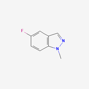 molecular formula C8H7FN2 B596076 5-氟-1-甲基-1H-吲唑 CAS No. 1210023-65-6