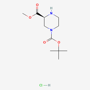 (S)-1-tert-Butyl 3-methyl piperazine-1,3-dicarboxylate hydrochloride