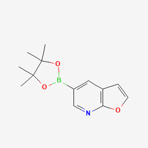 5-(4,4,5,5-Tetramethyl-1,3,2-dioxaborolan-2-yl)furo[2,3-b]pyridine
