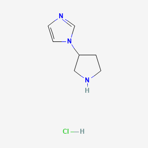 1-(Pyrrolidin-3-yl)-1h-imidazole hydrochloride