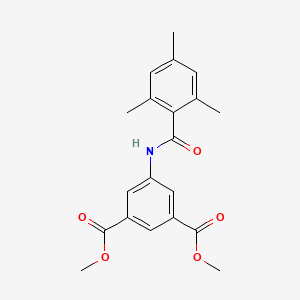 molecular formula C20H21NO5 B5961134 Dimethyl 5-[(2,4,6-trimethylbenzoyl)amino]benzene-1,3-dicarboxylate 