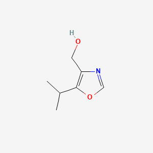 molecular formula C7H11NO2 B596123 (5-Isopropyloxazol-4-yl)methanol CAS No. 1210700-52-9