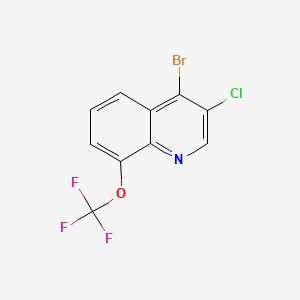 4-Bromo-3-chloro-8-(trifluoromethoxy)quinoline