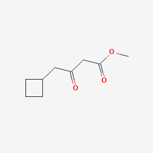 molecular formula C9H14O3 B596148 Methyl 4-cyclobutyl-3-oxobutanoate CAS No. 1313546-69-8