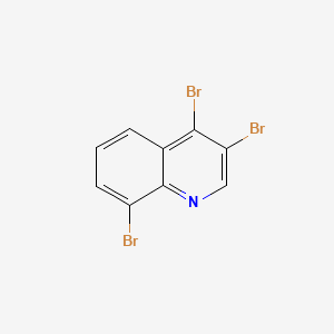 molecular formula C9H4Br3N B596153 3,4,8-Tribromoquinoline CAS No. 1210142-04-3