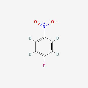 molecular formula C6H4FNO2 B596162 4-Fluoronitrobenzene-d4 CAS No. 1219802-01-3
