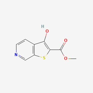 molecular formula C9H7NO3S B596171 3-羟基噻吩并[2,3-c]吡啶-2-羧酸甲酯 CAS No. 111042-97-8