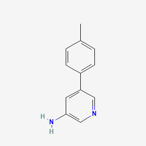 molecular formula C12H12N2 B596178 5-(p-Tolyl)pyridin-3-amine CAS No. 1226158-35-5