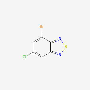 molecular formula C6H2BrClN2S B596181 4-溴-6-氯苯并[c][1,2,5]噻二唑 CAS No. 1215206-49-7
