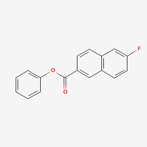 molecular formula C17H11FO2 B596184 Phenyl 6-fluoronaphthalene-2-carboxylate CAS No. 112058-13-6