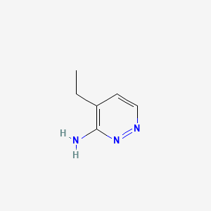 molecular formula C6H9N3 B596189 4-Ethylpyridazin-3-amine CAS No. 1314931-11-7