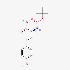 molecular formula C15H21NO5 B596220 Boc-homo-L-tyrosine CAS No. 198473-94-8