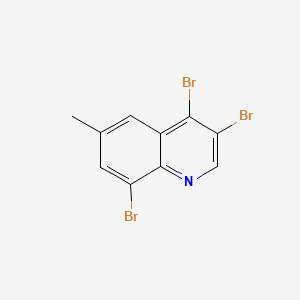3,4,8-Tribromo-6-methylquinoline