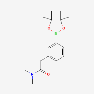 N,N-dimethyl-2-[3-(4,4,5,5-tetramethyl-1,3,2-dioxaborolan-2-yl)phenyl]acetamide