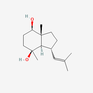 molecular formula C15H26O2 B596239 Homalomenol A CAS No. 145400-03-9