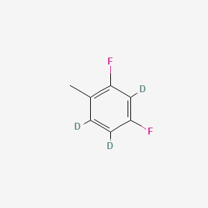 molecular formula C7H6F2 B596255 2,4-Difluorotoluene-3,5,6-d3 CAS No. 1219798-79-4