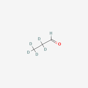 molecular formula C3H6O B596258 Propionaldehyde-2,2,3,3,3-d5 CAS No. 198710-93-9