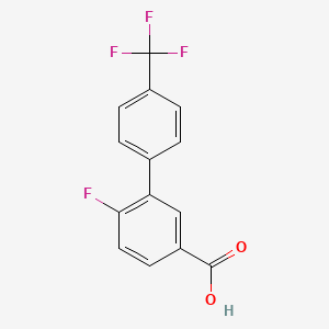 4-Fluoro-3-(4-trifluoromethylphenyl)benzoic acid