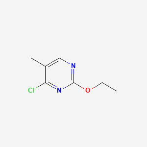 molecular formula C7H9ClN2O B596266 4-Chloro-2-ethoxy-5-methylpyrimidine CAS No. 1289384-90-2