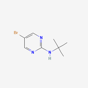 molecular formula C8H12BrN3 B596272 5-Bromo-2-T-butylaminopyrimidine CAS No. 14001-72-0